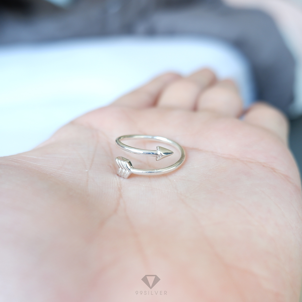แหวนลูกศร Arrow Ring พันรอบนิ้ว ดีไซน์มินิมอลน่ารักๆ